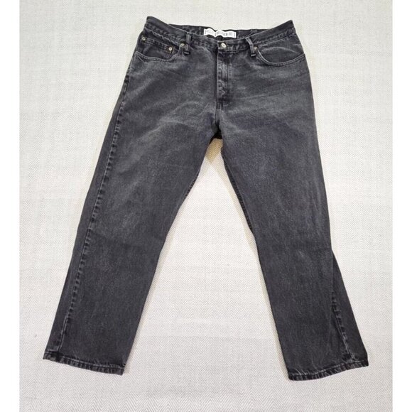 Bailey's Pt. Black Jeans Men's Size 38x30 Straight Blue Denim 100% Cotton - Picture 1 of 11